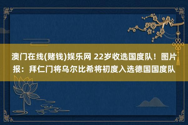 澳门在线(赌钱)娱乐网 22岁收选国度队！图片报：拜仁门将乌尔比希将初度入选德国国度队