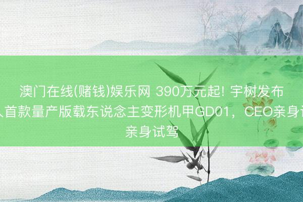澳门在线(赌钱)娱乐网 390万元起! 宇树发布人人首款量产版载东说念主变形机甲GD01，CEO亲身试驾