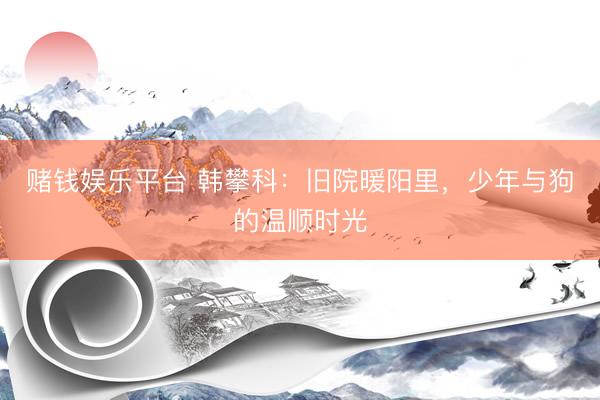 赌钱娱乐平台 韩攀科：旧院暖阳里，少年与狗的温顺时光