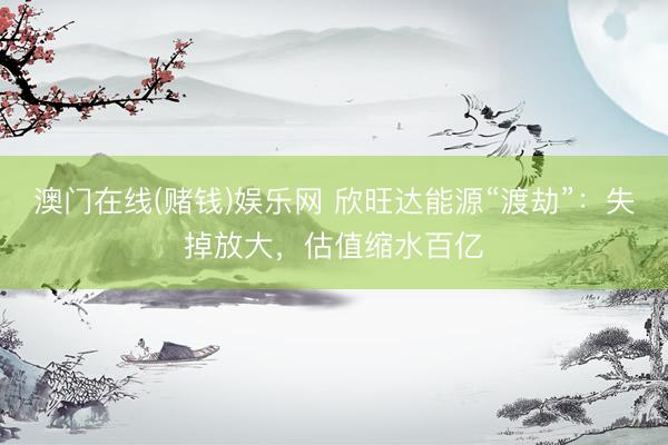 澳门在线(赌钱)娱乐网 欣旺达能源“渡劫”：失掉放大，估值缩水百亿